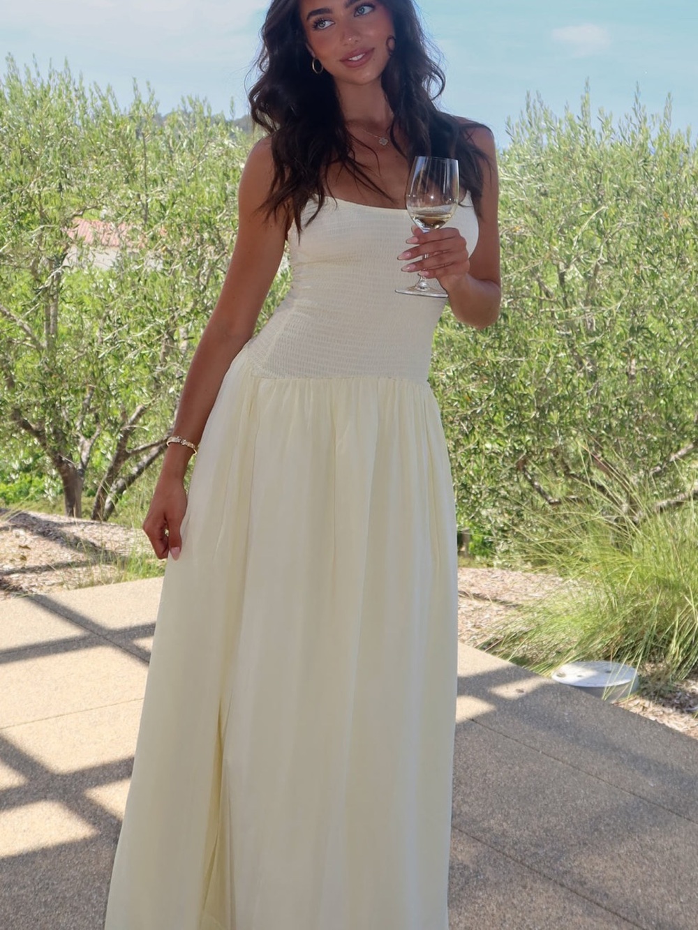 White Fox Boutique yellow dress